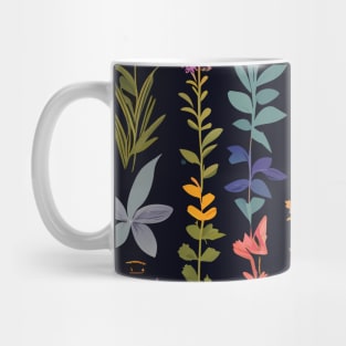 Floral Herb Harmony: Nature's Medley Mug